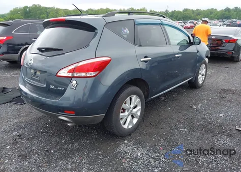 2012 Nissan Murano Sl из США, поврежденный, VIN JN8AZ1MWXCW202302